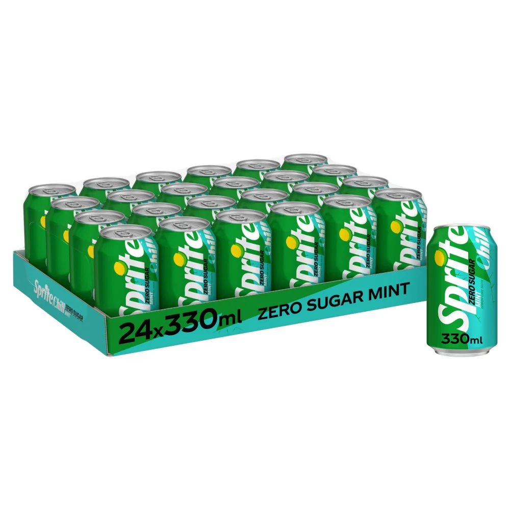 Sprite Zero Sugar Chill Mint 24 x 330ml Image 1