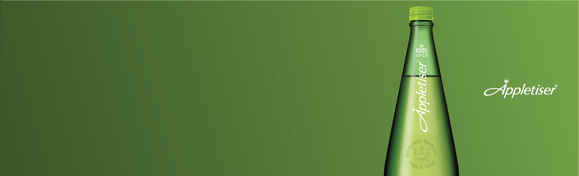 Sparkling 100% Apple Juice: with no added sugar, colours or preservatives, Appletiser is the perfect drink to start off your New Year!