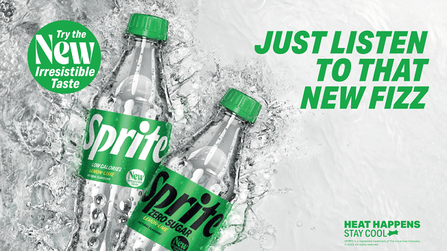 Try the NEW irresistibleTaste, just listen to that new fizz. Heat happens stay cool. Shop Sprite