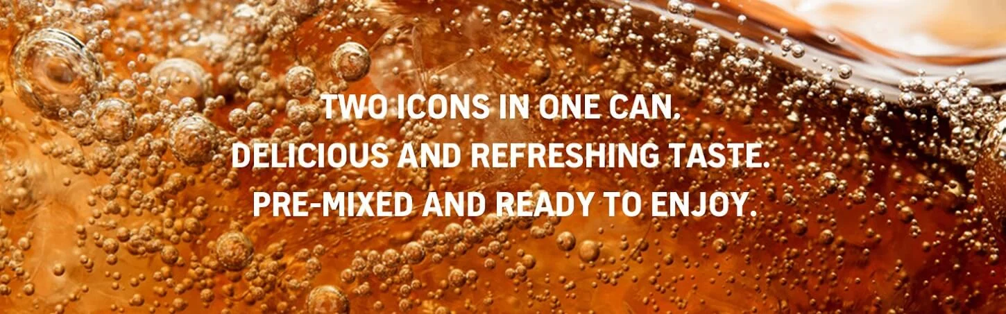 Two icons in one can, delicious and refreshing taste. Pre-mixed and ready to enjoy. Buy Jack Daniel’s & Coca-Cola.